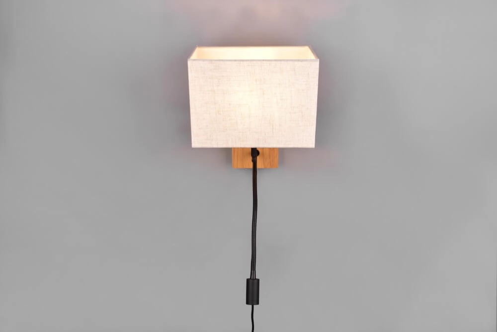 Rural wall lamp Nilam rectangular hood Trio 4017807567977