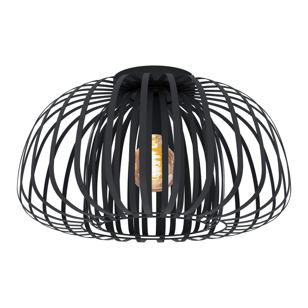 Black ceiling lamp Encinitos 1 Ø 45cm - 1x E27