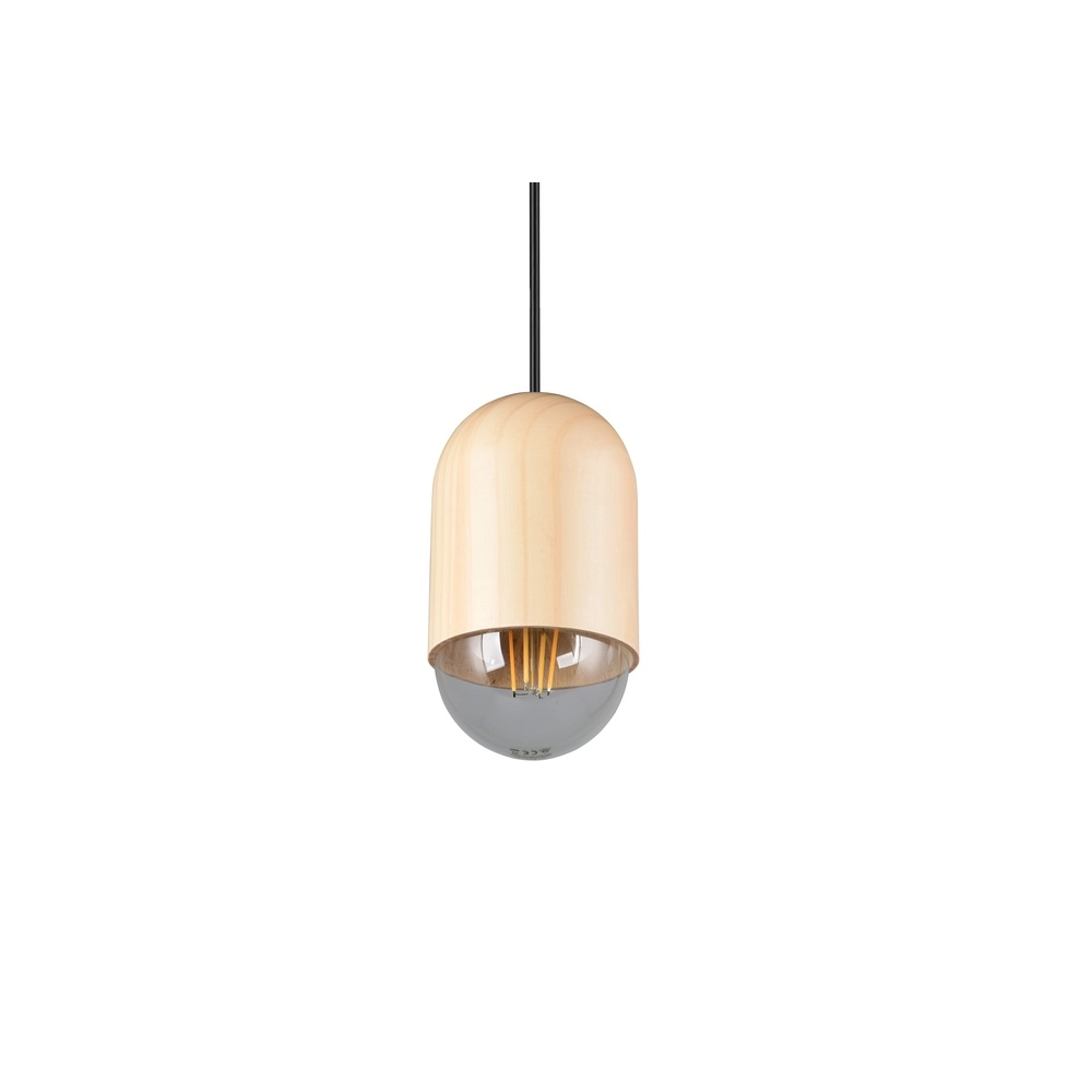Unique pendant lamp Nara wood Ø 10.5cm Trio 4017807661750