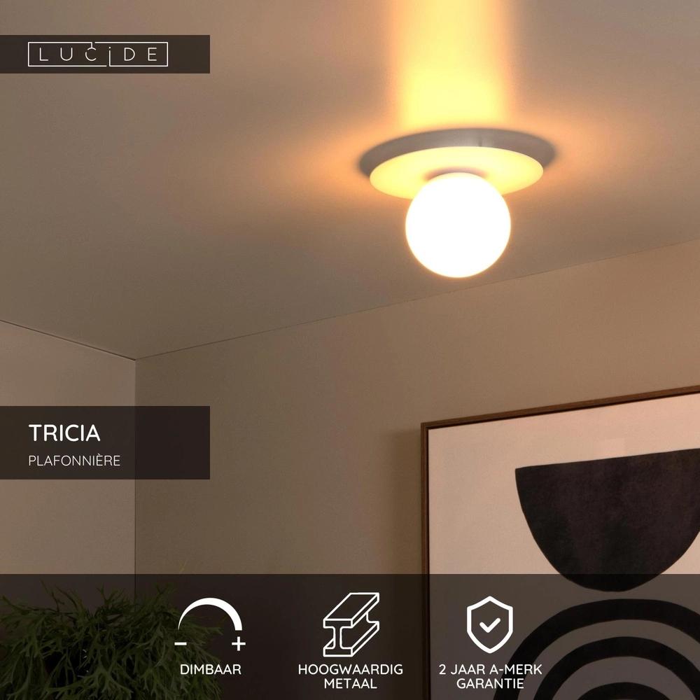Ceiling lamp Tricia white Lucide 5411212792006