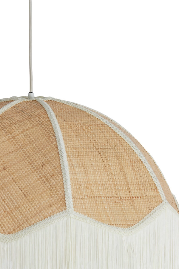 Cream pendant lamp Malacia Ø 60cm Light & Living 8717807761271
