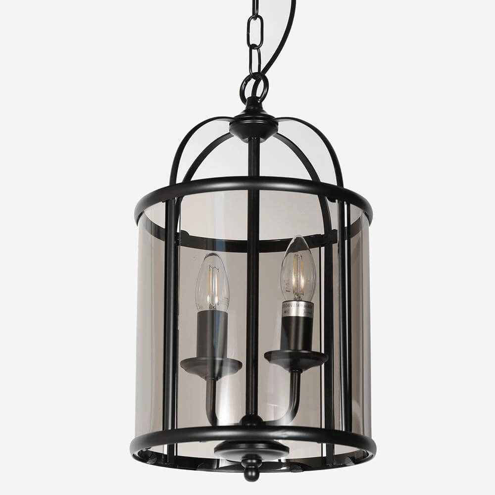 Classic pendant lamp Pimpernel black 2-lights Steinhauer 8712746174199