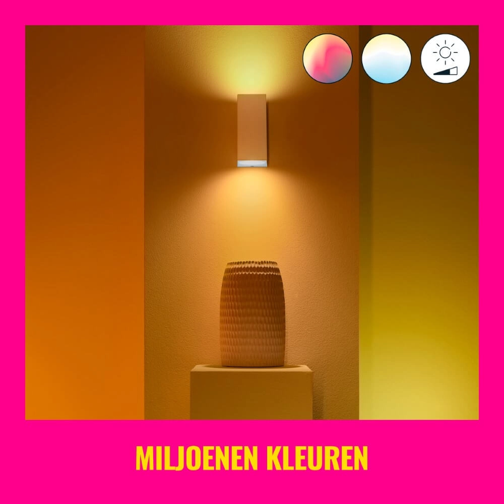 Wall spotlight Up and Down Smart - White WiZ 8719514554597