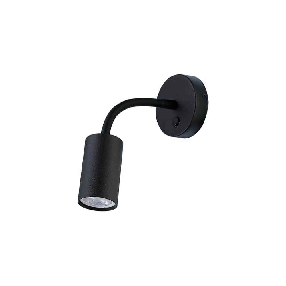 Flexible wall spotlight Eye Flex black