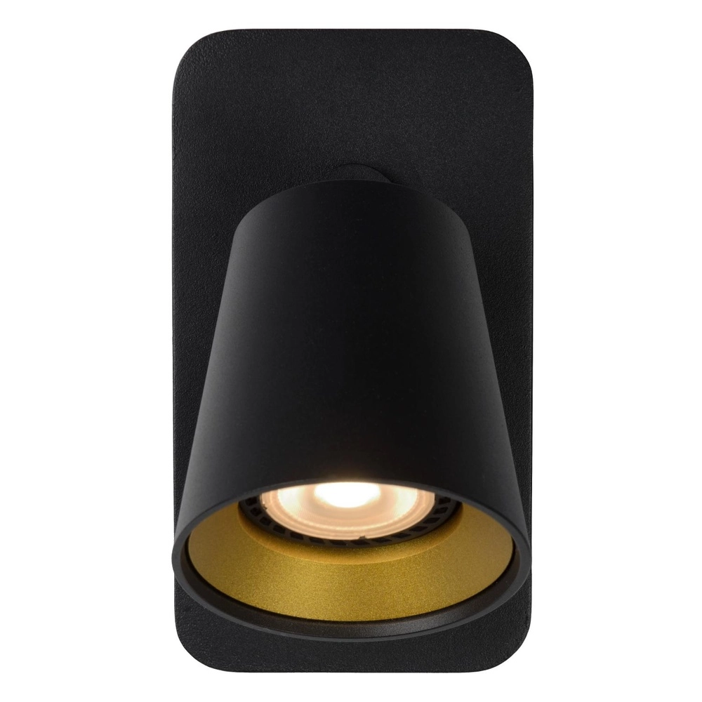 Bedside lamp Turnon dim to warm black Lucide 5411212092502