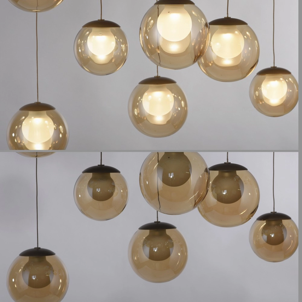 19-light pendant lamp Pure Popup Bronce Paul Neuhaus 4012248396704