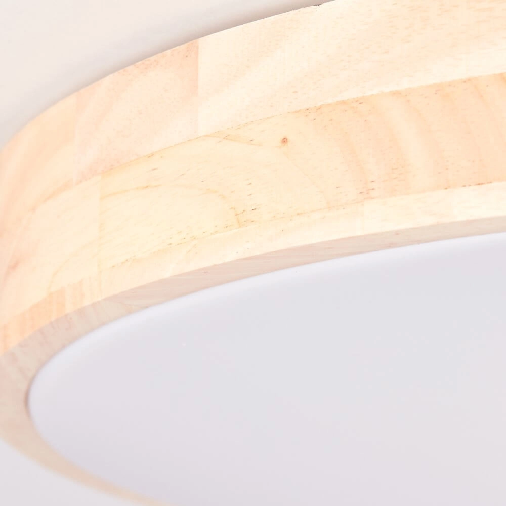 Wooden ceiling lamp Slimline Ø 50cm Brilliant 4004353426582