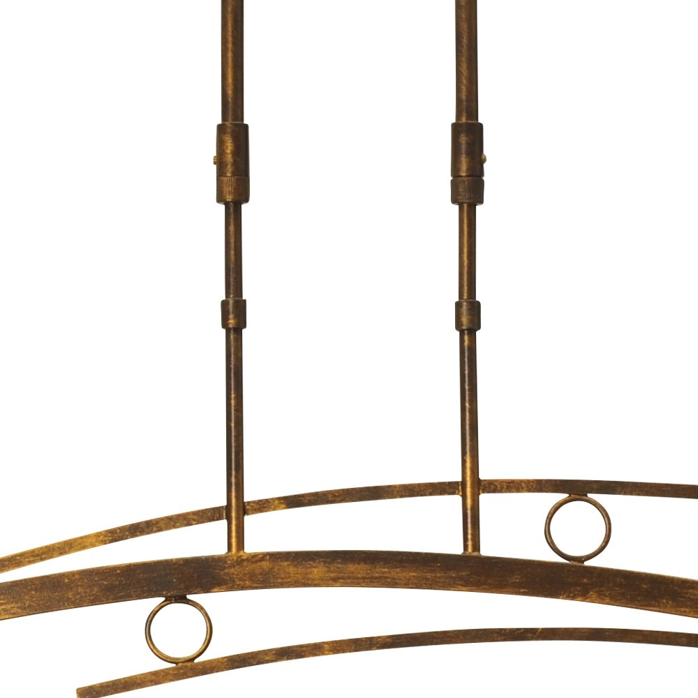 Dining room hanging lamp Bolzano 2-light bronze brown Masterlight 8718121008325