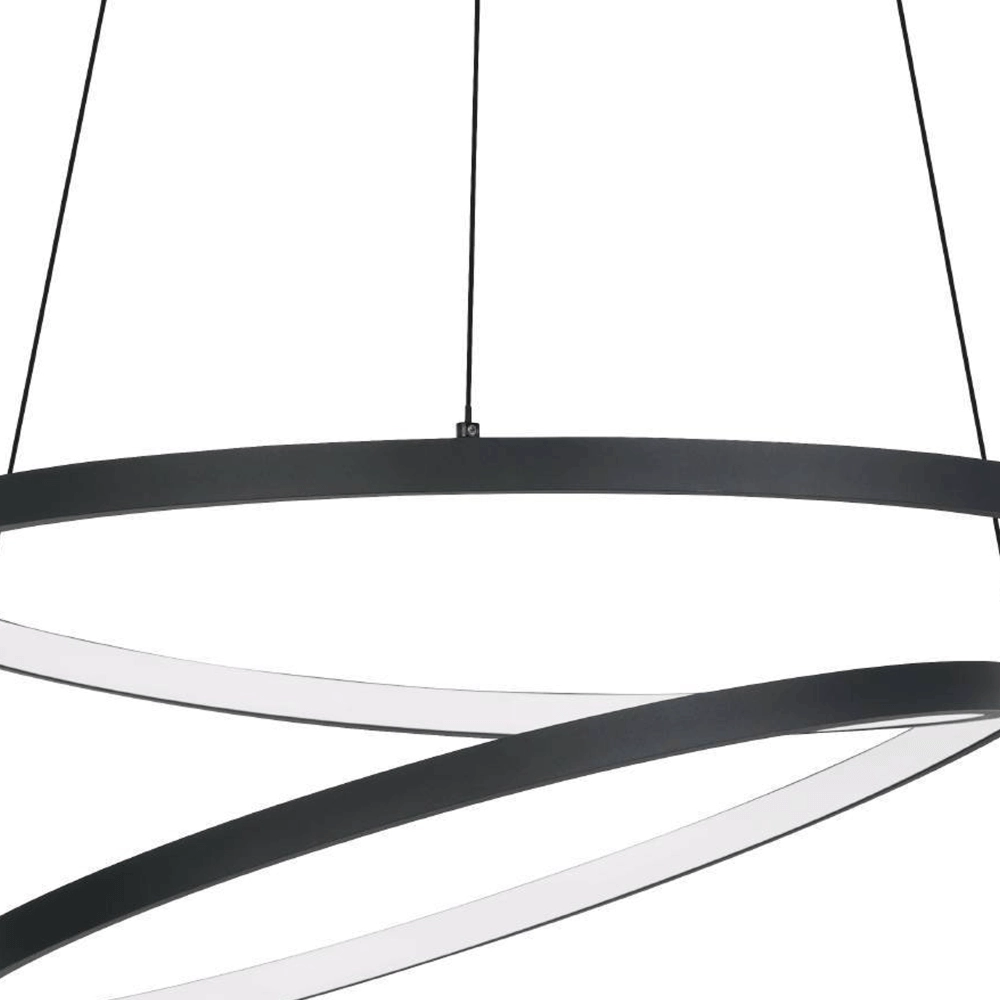 Design LED pendant light Ruotale Ø 55cm Eglo 9008606239931