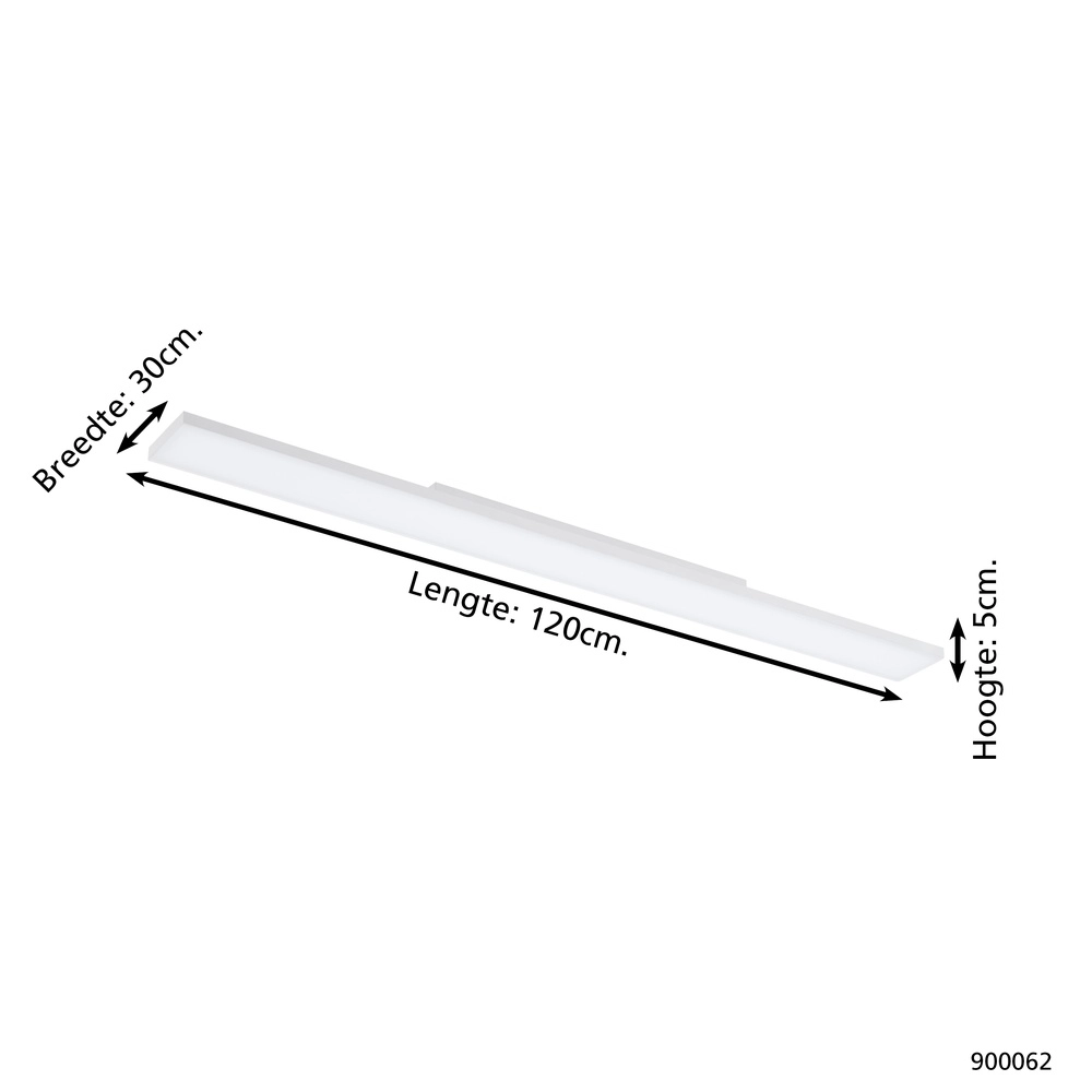 Smart led ceiling light Turcona-Z 120cm Eglo 9008606221974