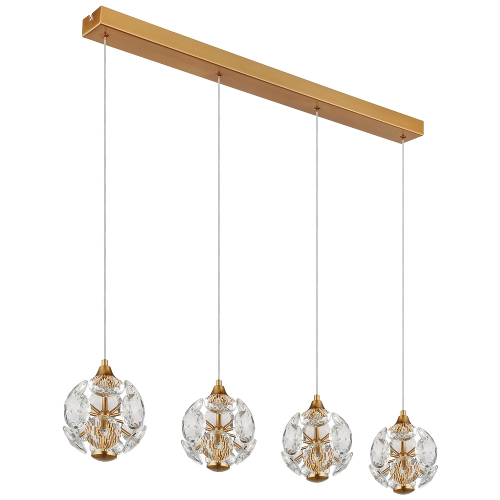 4-light pendant lamp Virina Gold Globo 9007371452620