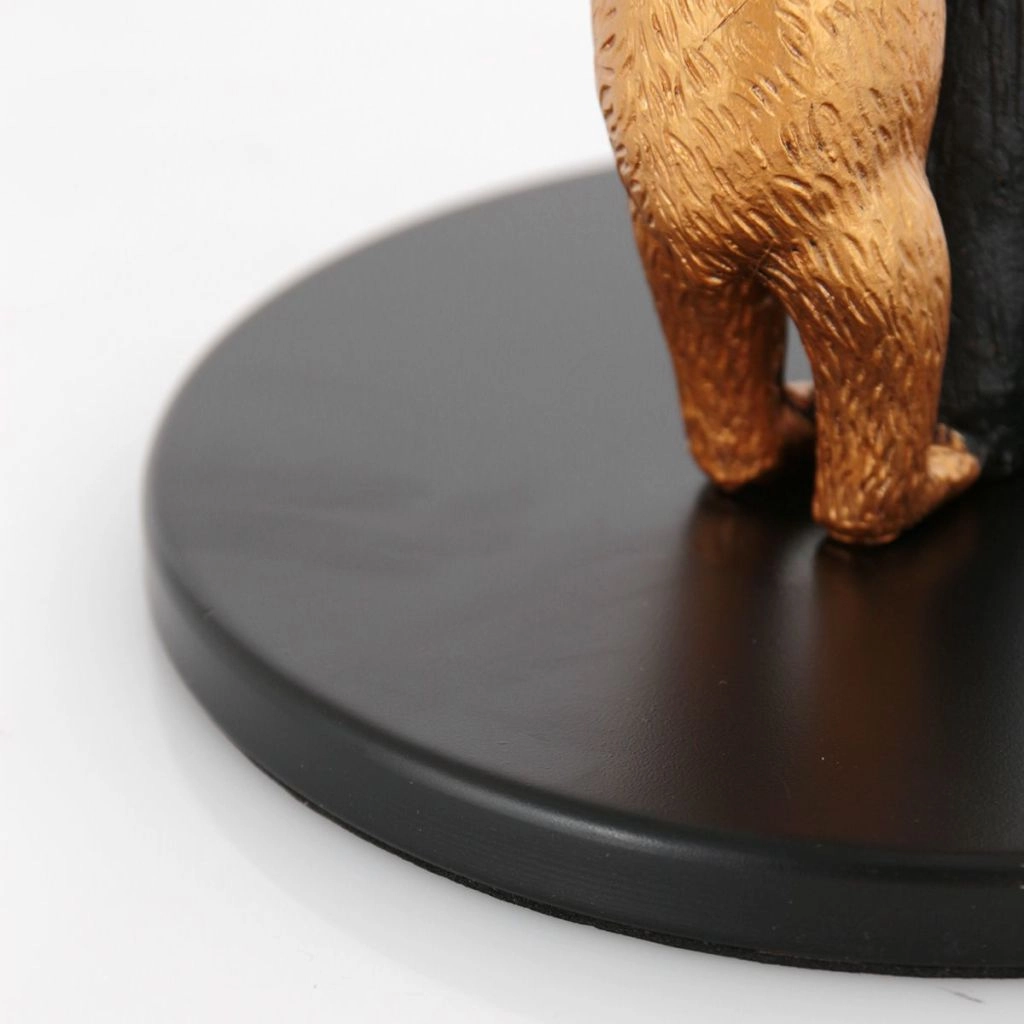 Black table lamp Animaux with cork cap Ø20cm Steinhauer 8712746180572