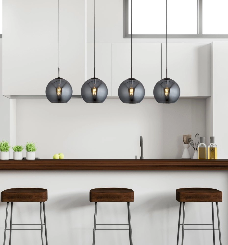 Glass balls Amsterdam for above table Searchlight 5053423150857