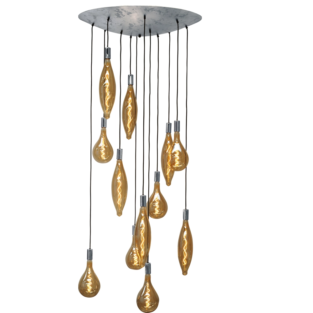 Large hanging lamp Aton 12 lights