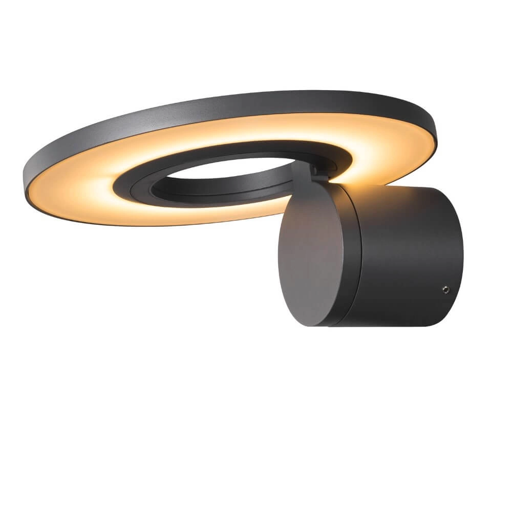 Led wall light I-Ring anthracite