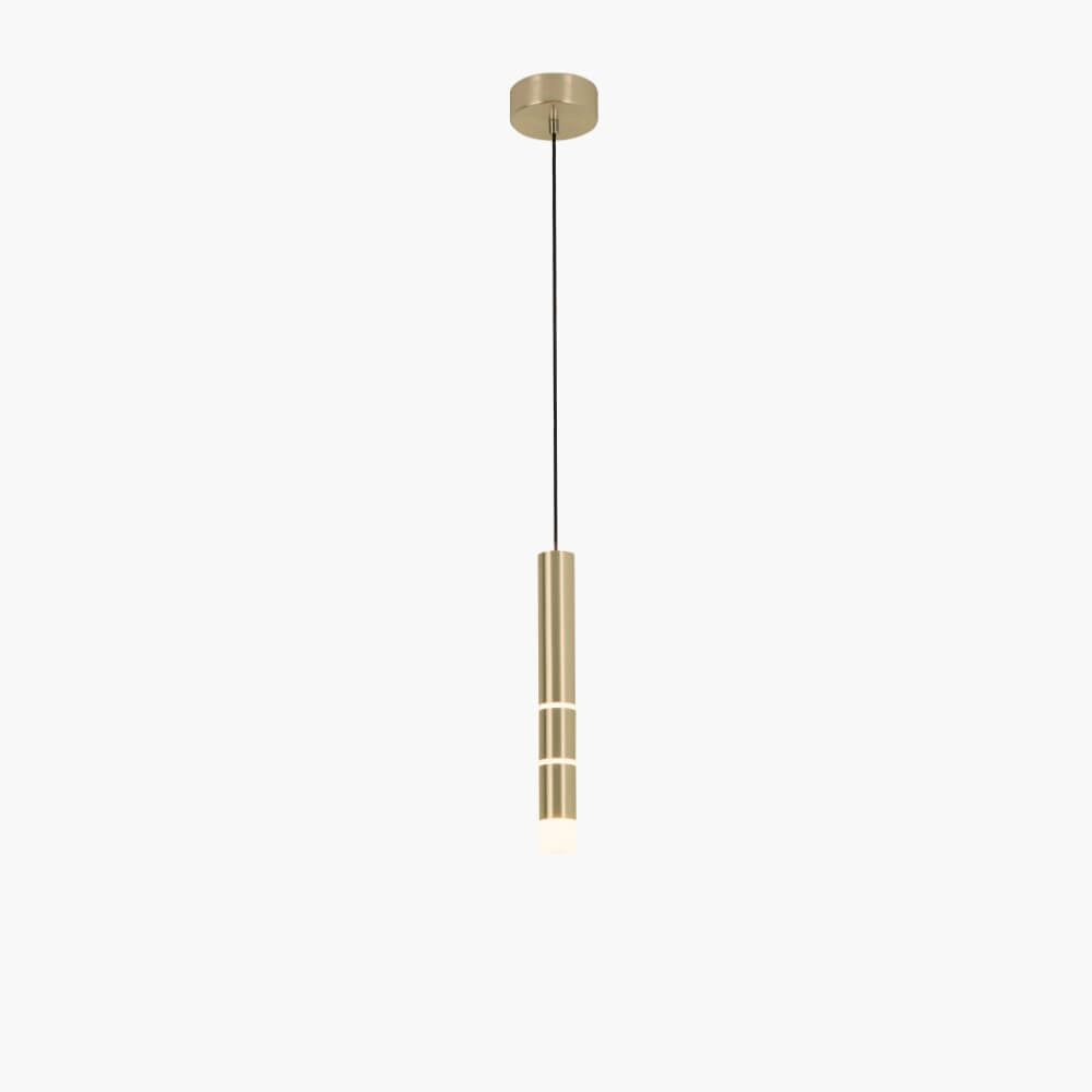 Brass hanging lamp Pure Vega 3000K Paul Neuhaus 4012248357521