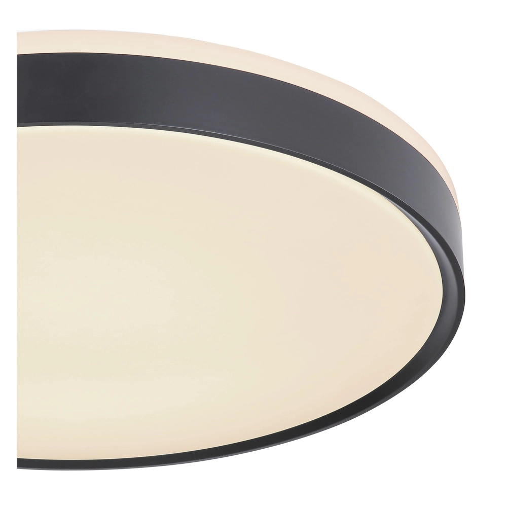 Ceiling light Sonny black with white Ø 40cm Globo 9007371427857