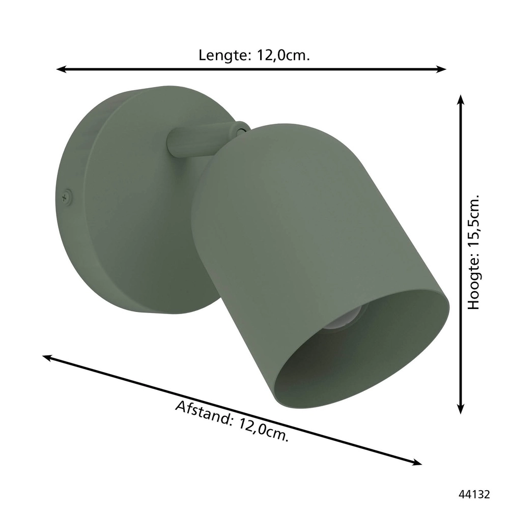 Design wall lamp Tilston green Eglo 9008606359653