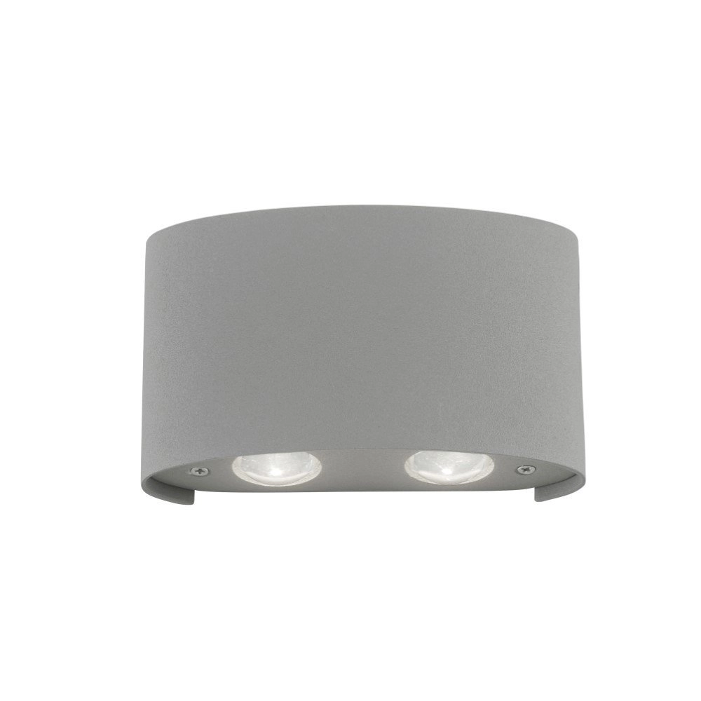 Design wall spot Carlo Up - Down 2-light gray