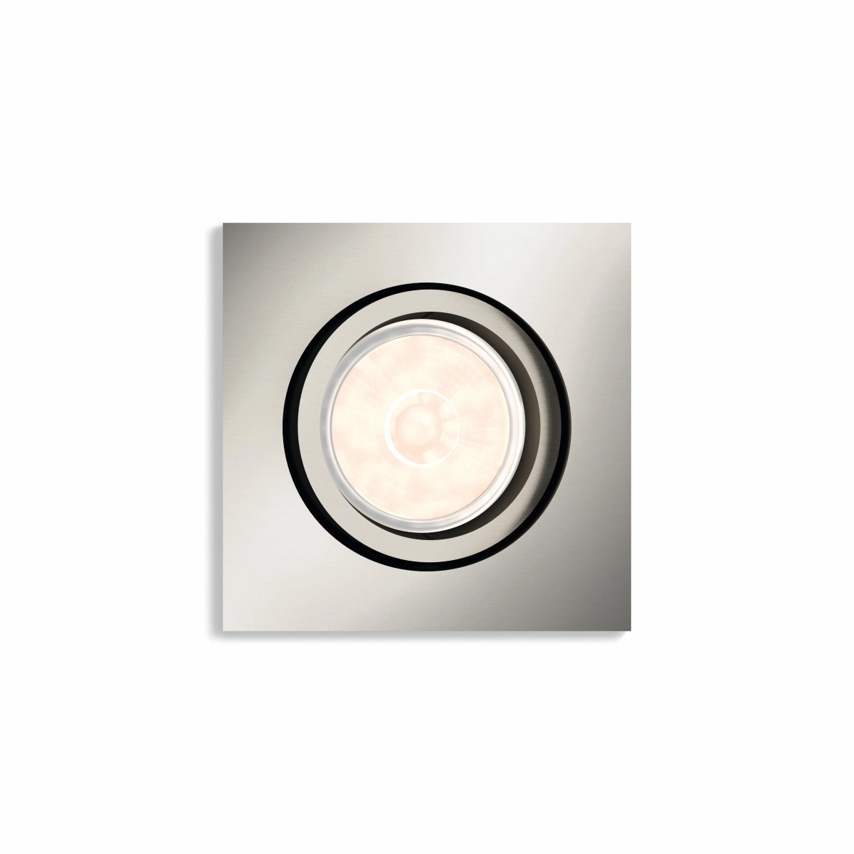 Downlight Donegal GU10 9cm square matt chrome