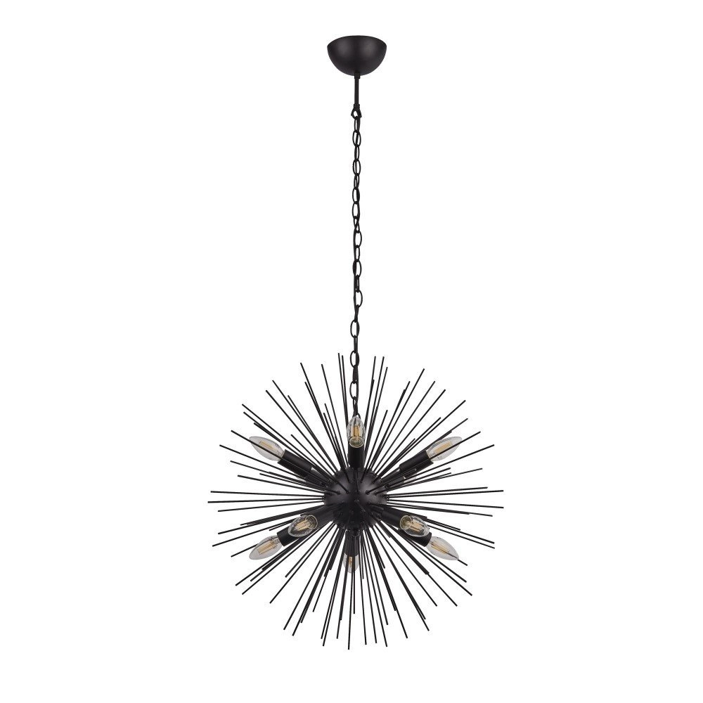 Black pendant lamp Sputnik Ø 56cm