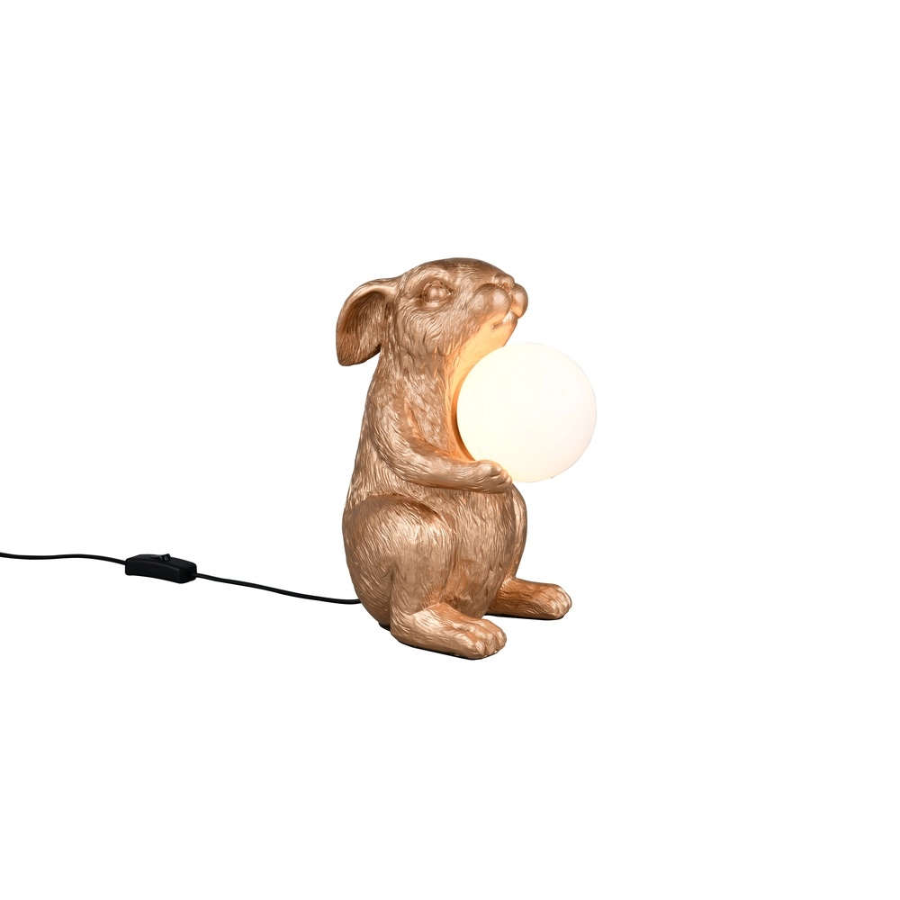 Table lamp Rabbit gold