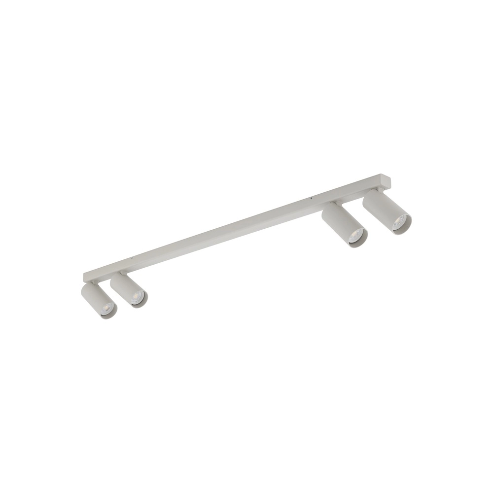 Surface-mounted spot 4x GU10 Fourty light grey