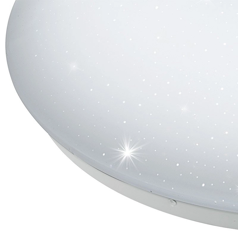 LED flush ceiling light Voltago 2 RGB Crystal around 30cm white Eglo 9002759959715