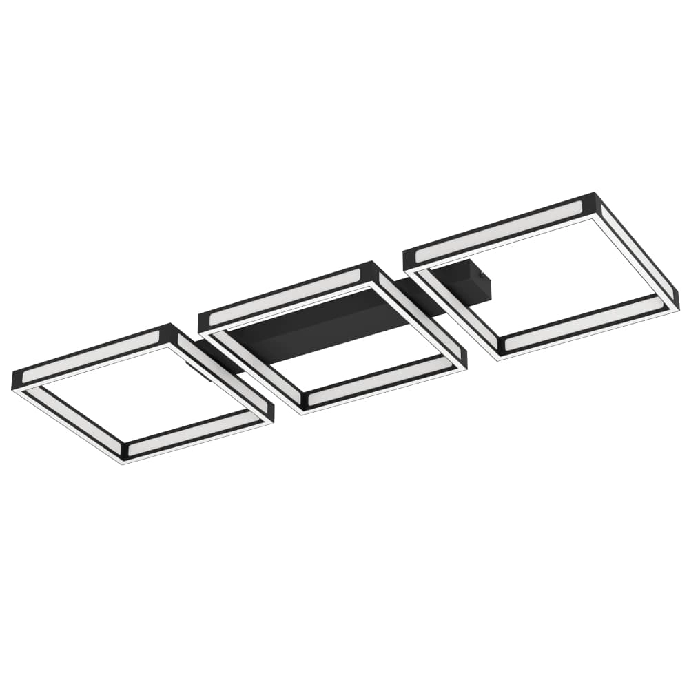 Black ceiling lamp Altaflor LED