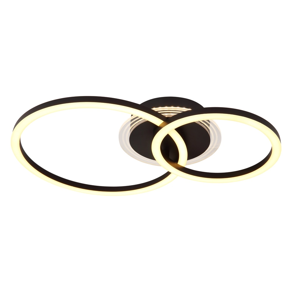 Black ceiling lamp Loretta Design Globo 9007371481293