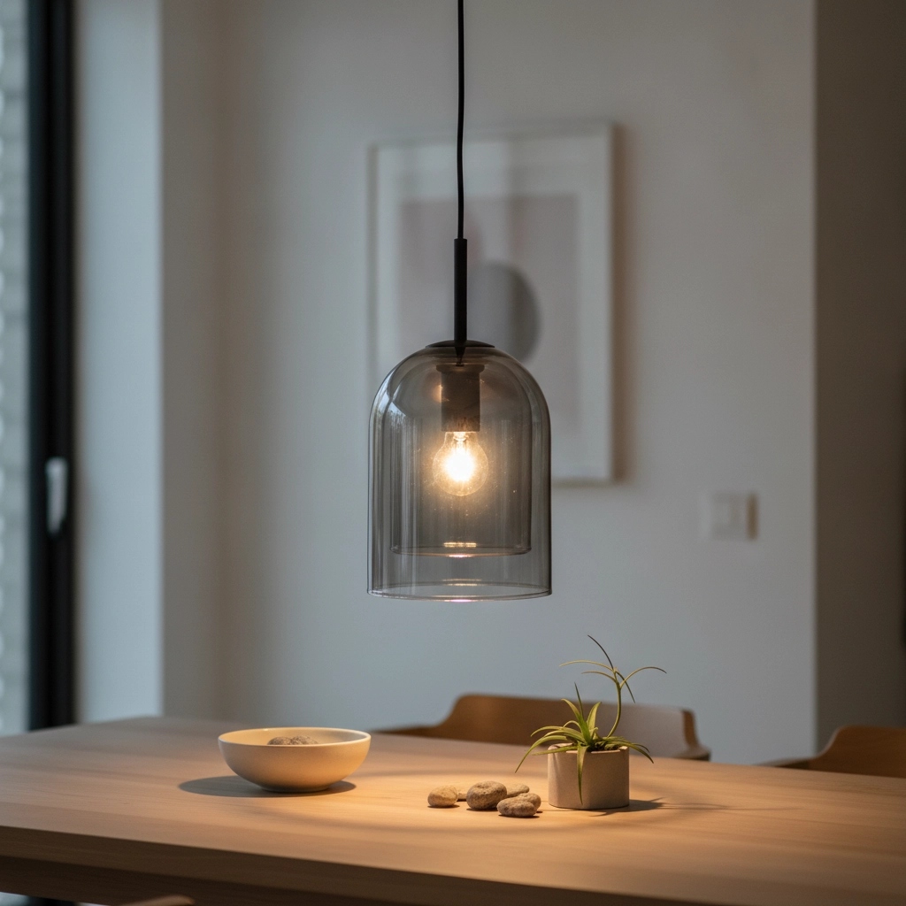 Pendant lamp Velor Single Black