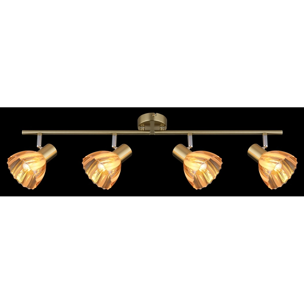 Ceiling lamp 4-lights Zachery Gold Globo 9007371531509