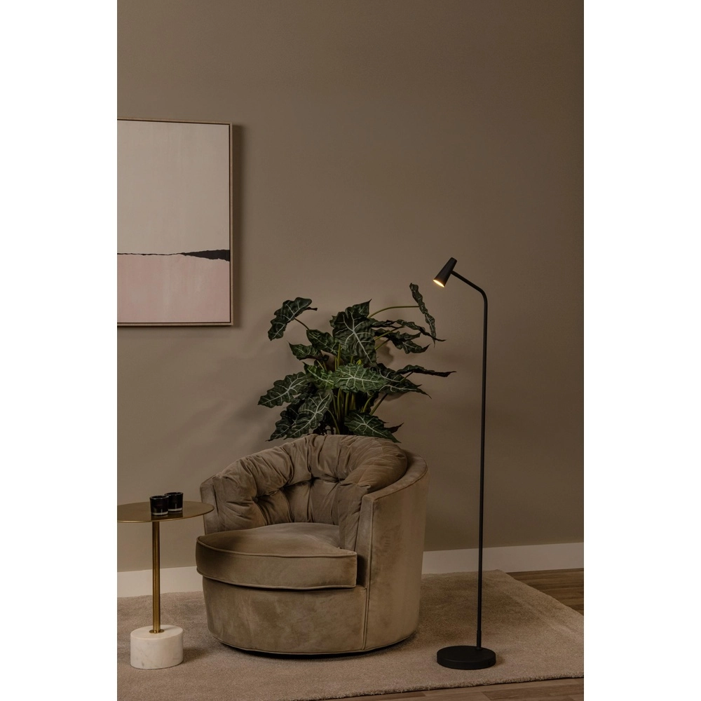 Rechargeable floor lamp Stirling Black Lucide 5411212361264