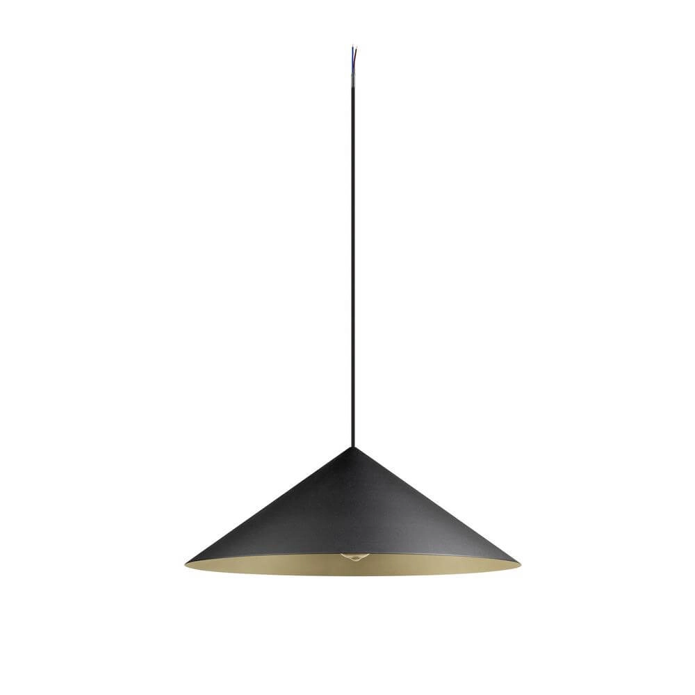 Pendant lamp Magico 55 black with gold Ø 55cm SLV 4024163297110