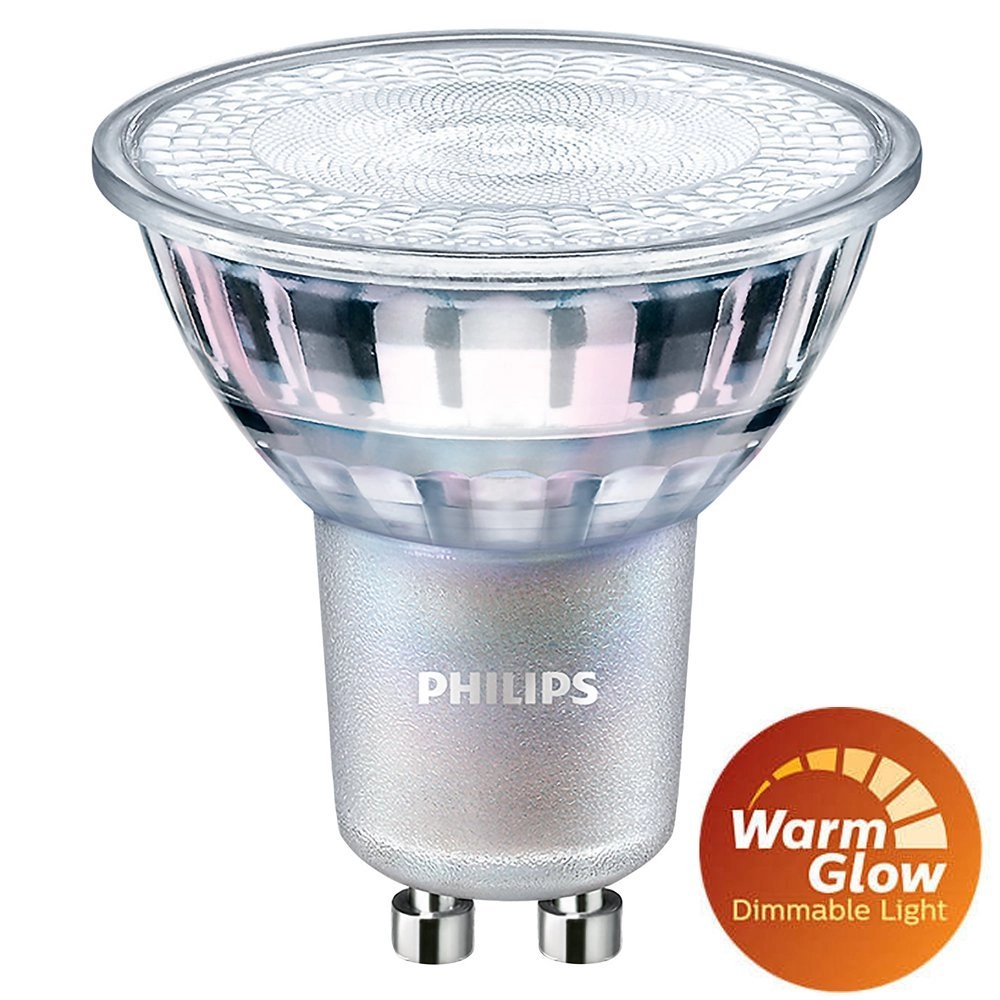 LED lamp Warm glow GU10 3,8 watt Led Dimmable Philips