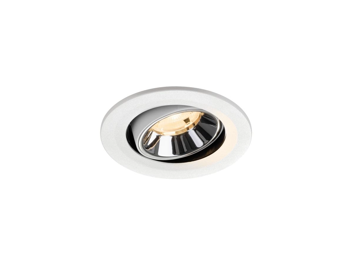 Recessed spotlight Numinos Move S white/chrome 2700K - 20deg