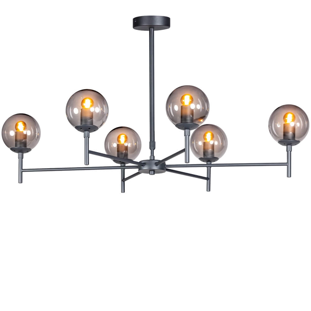 Glass pendant lamp Davina ETH 8720195302735