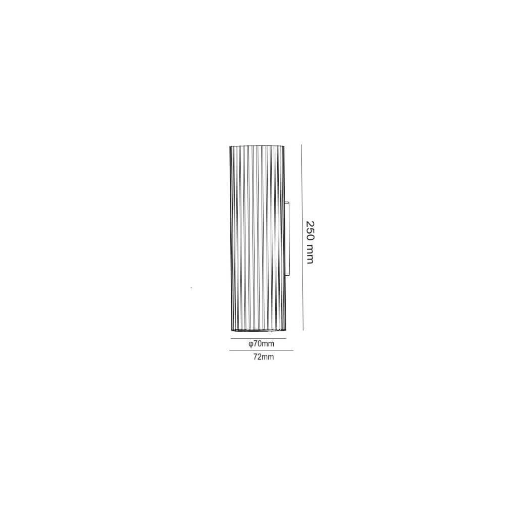 Unique wall lamp Brest White with ridges Artdelight 8720701103078