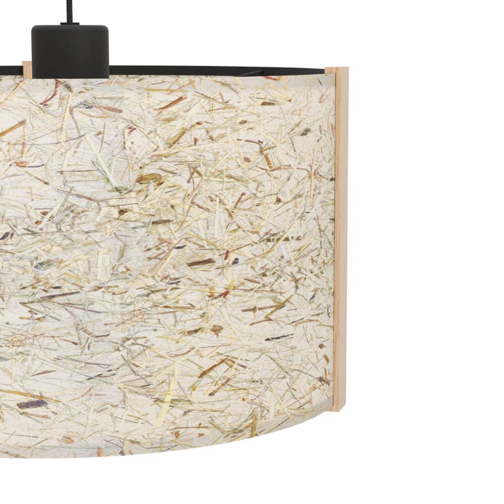 3-light hanging lamp Hontongas with beige shades Stars of Light 9008606274635