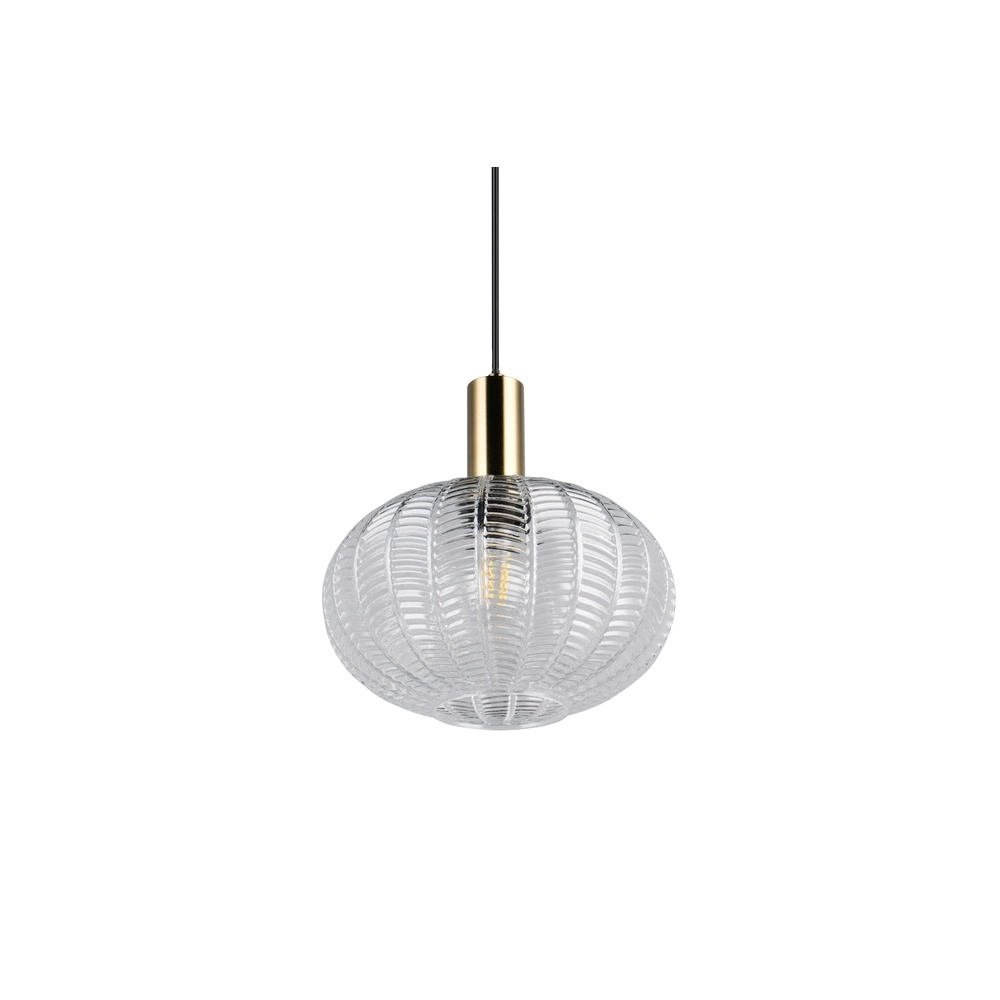 Classic pendant lamp Elvezia transparent glass Trio 4017807682045