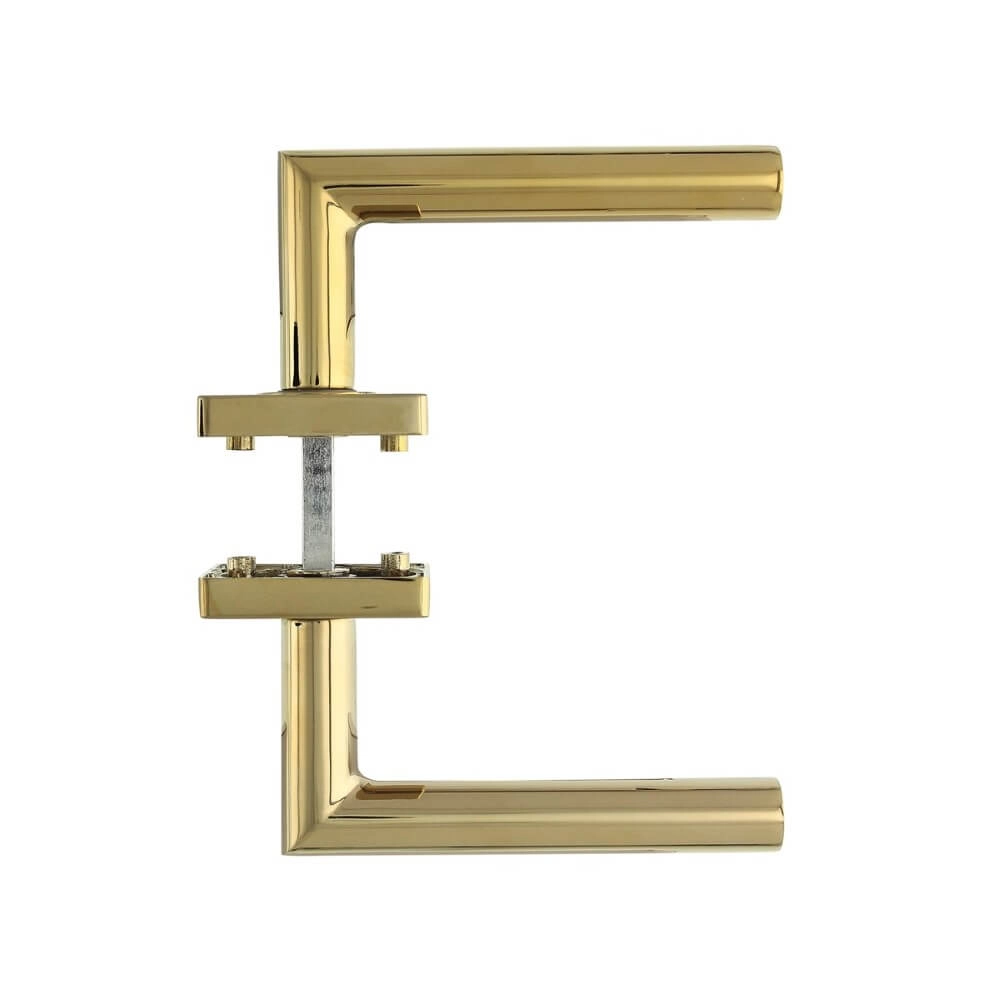 Door handle Bastian Square Brass Intersteel 8714186557716