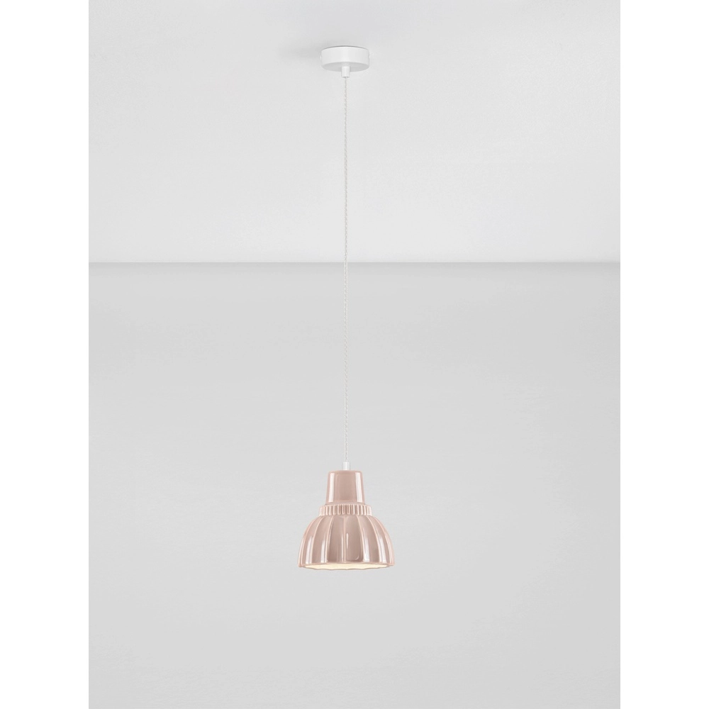 Pendant lamp Picco white with mocha brown Lyora 5212017495389