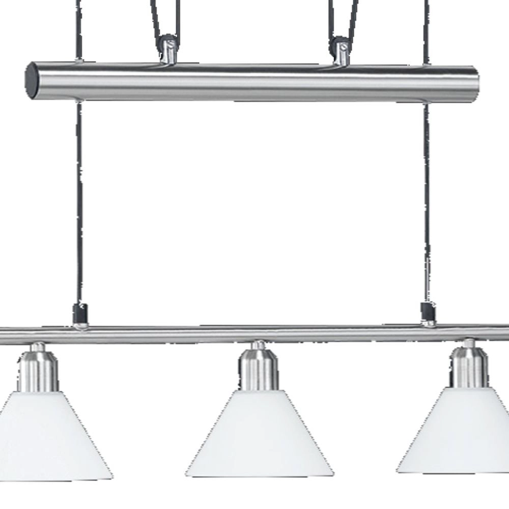 Modern Pendant Lamp Series 3751 5-light nickel matt Trio 4017807169027