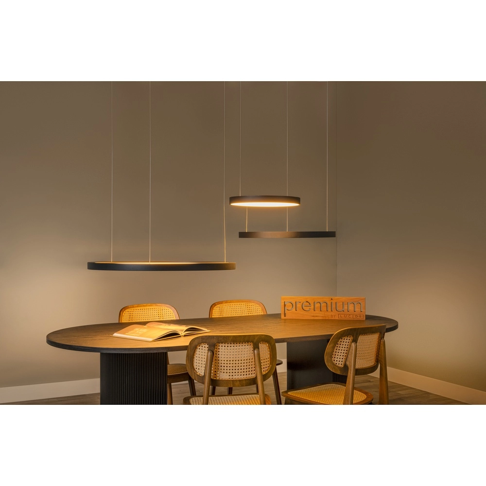 Black pendant lamp Vidal Design Premium by Lucide 5411212460950