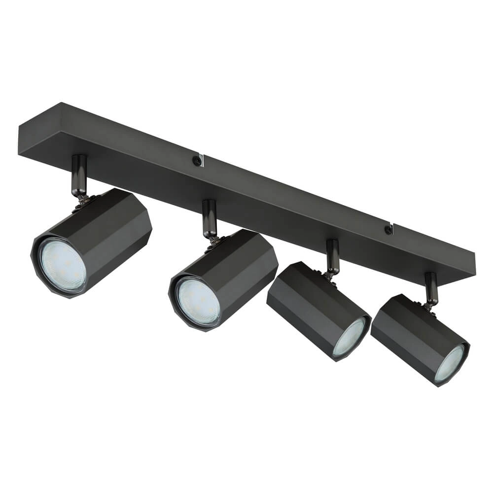 Grey ceiling lamp James 4-light Globo 9007371450848