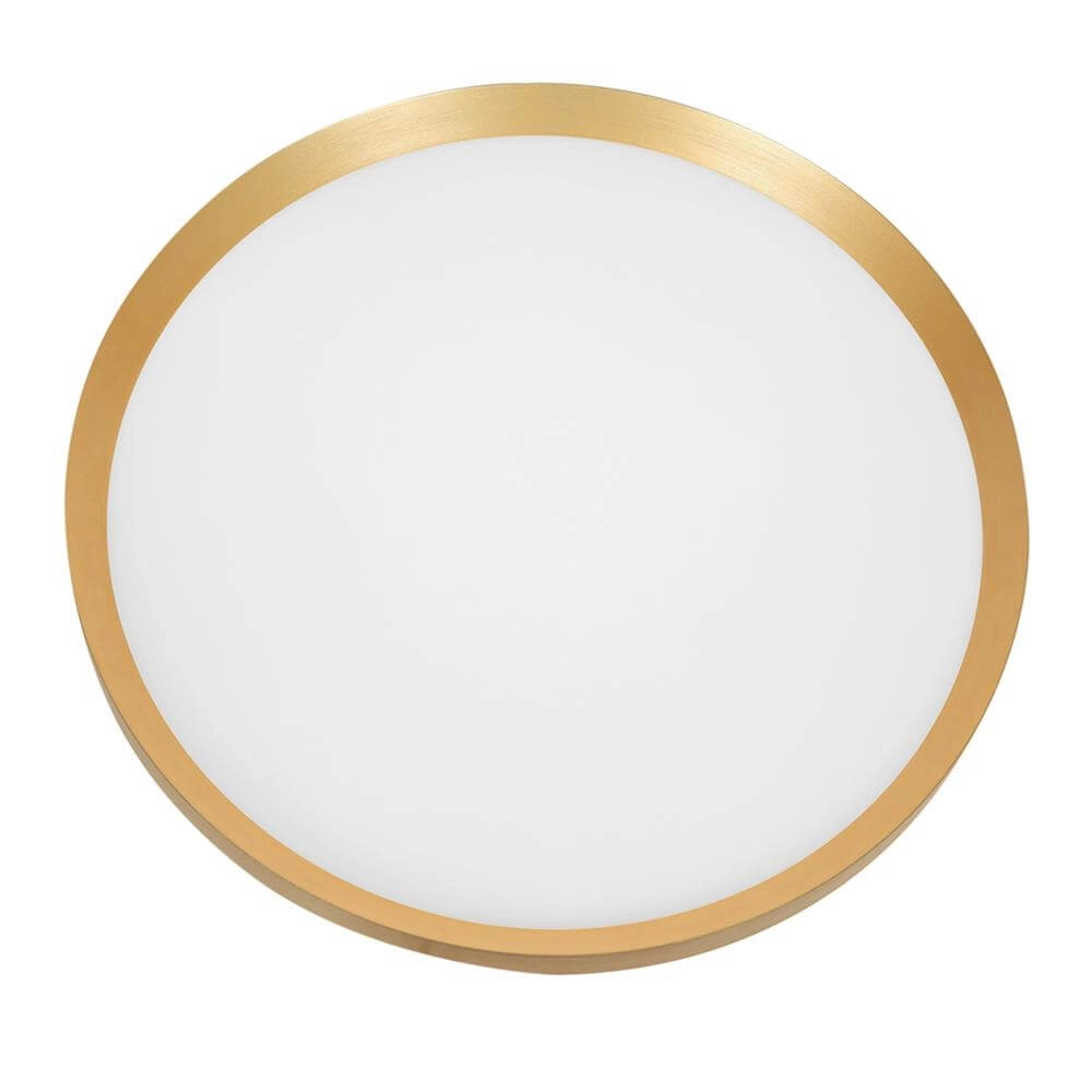 Sleek ceiling lamp Flady gold Ø 50cm Steinhauer 8712746171853
