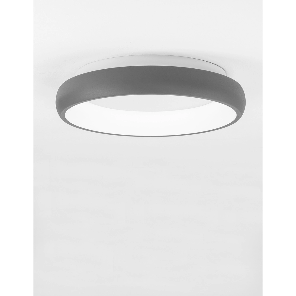 Ceiling lamp Albi grey Ø 41cm Lyora 5212017419507