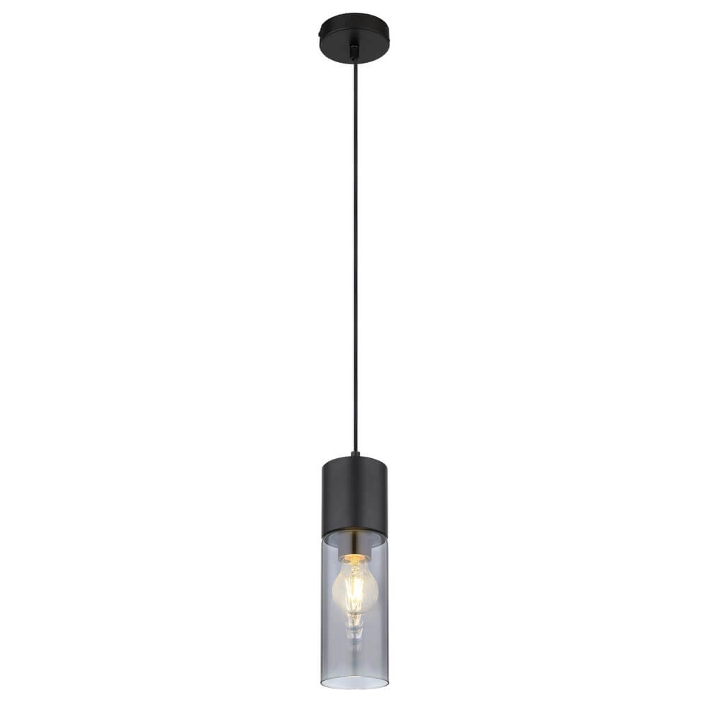 Sleek pendant lamp Annika Single Black