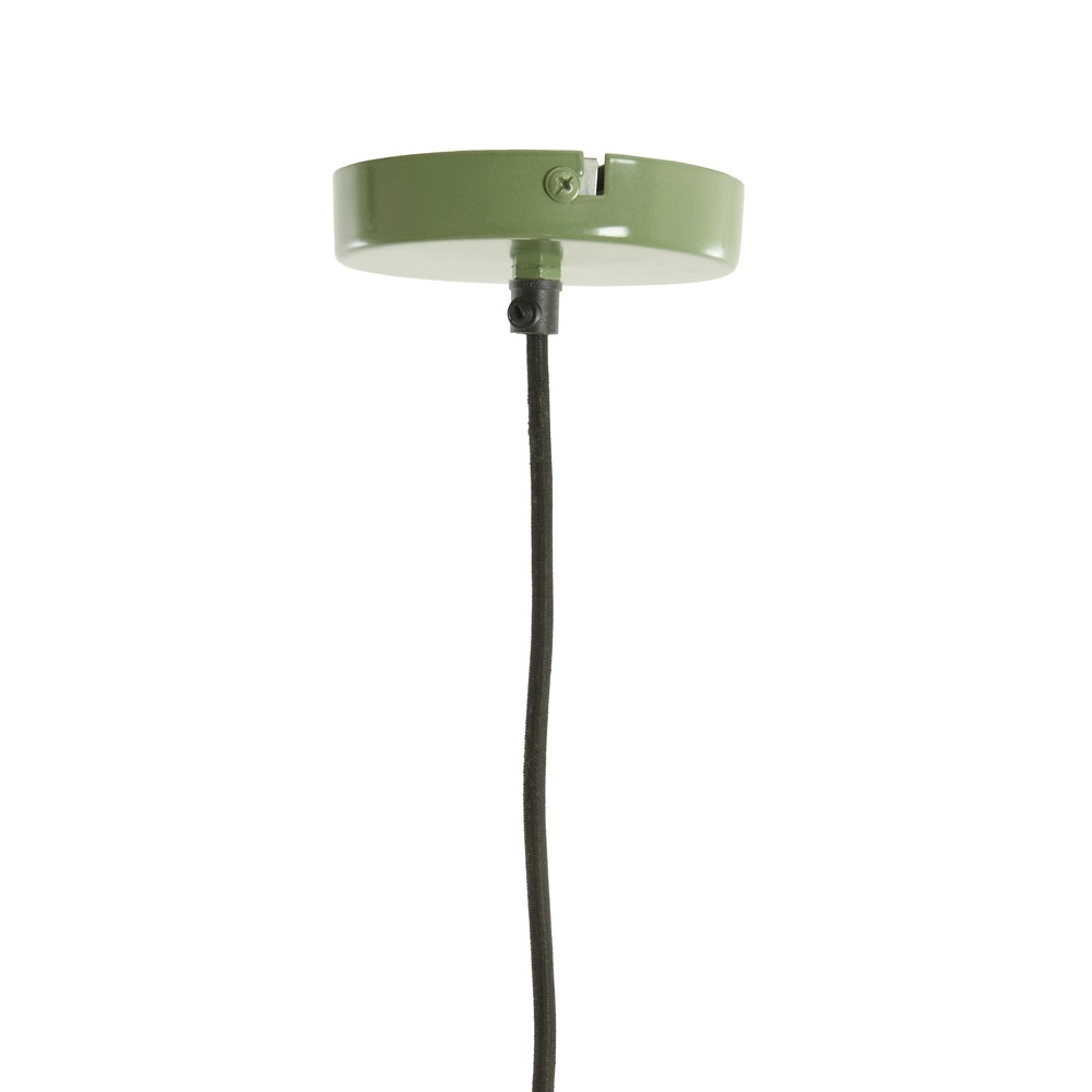 Japandi pendant lamp Zubedo Ø 49,5cm - olive green Light & Living 8717807835880