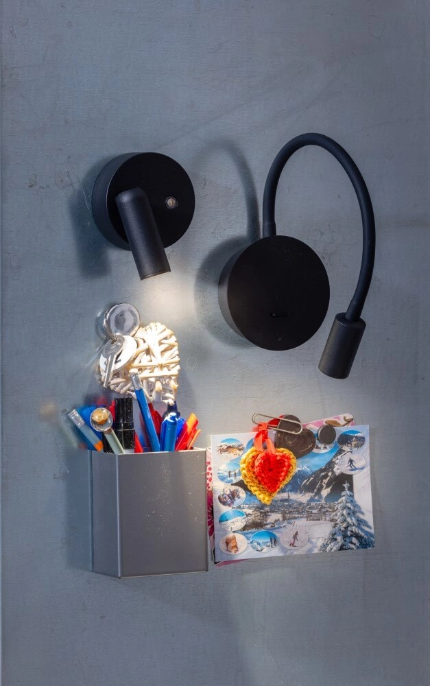 Flexible surface-mounted spotlight Wispo black ETH 8720195308225